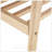 Solid Wood Coffee Table - 2-Tier Wooden Center Table with Storage Shelf for Living Room, Apartment, and Office
