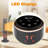 1500 W Electric Tower Ceramic Space Heater With 3D Realistic Flame