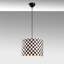 Luminaire suspendu tambour 1 lumière Shayaan