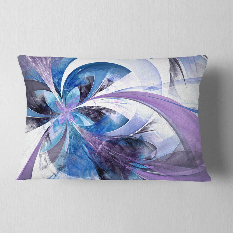 Coussin lombaire en fleur symétrique floral