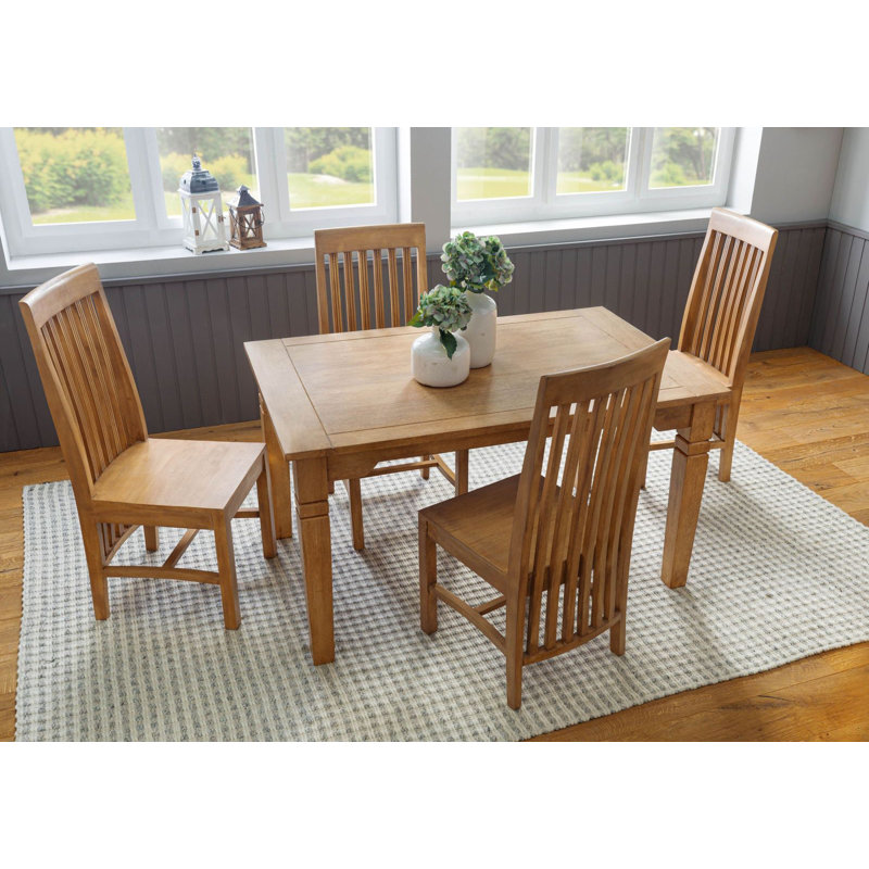 Toulouse Dining Table, Beige Oiled