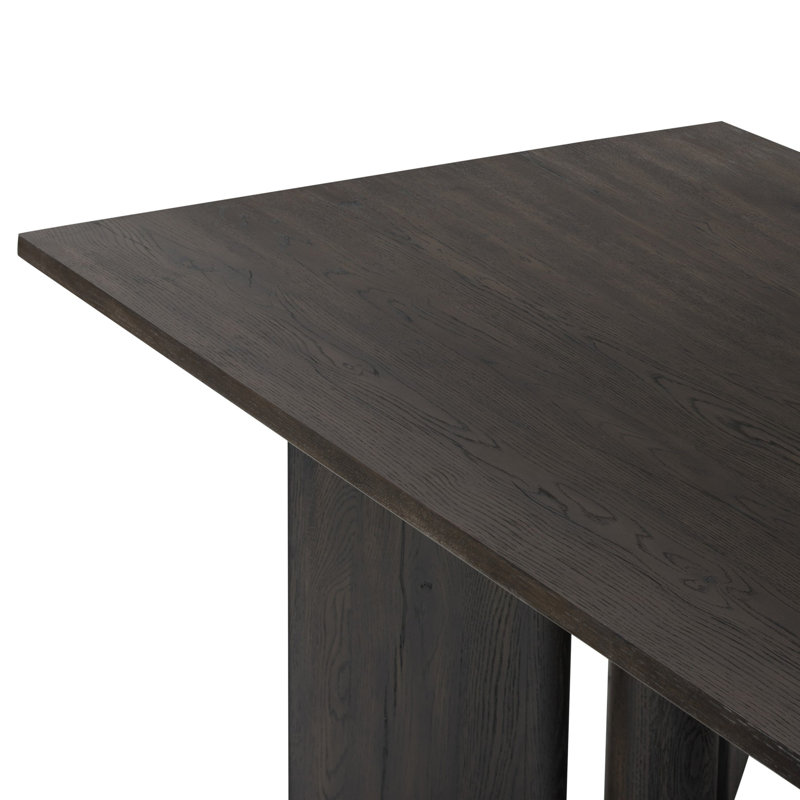Huxley Dining Table 84"-Smoked Black, Smoked Black Veneer, 30" H x 84" D x 84" W