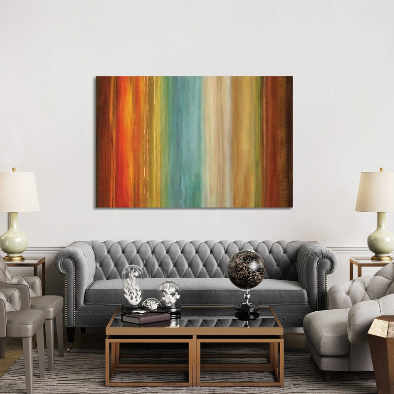 Wavelength I by Max Hansen - Print on Canvas, Wrapped Canvas, 20.32 cm H x 30.48 cm W
