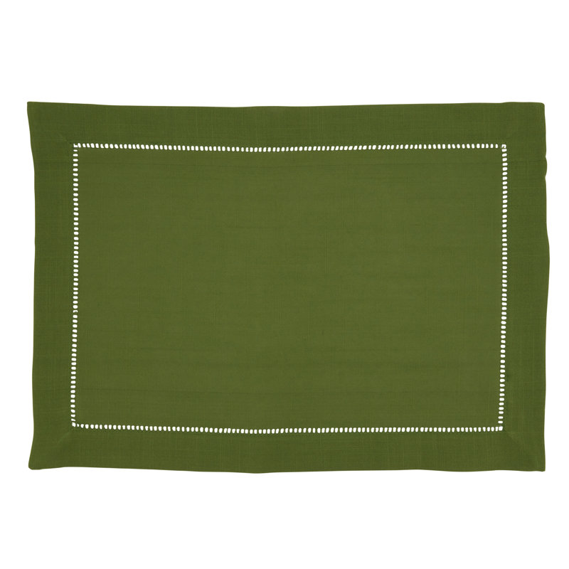 Rowles Polyester Rectangle Placemat, Kiwi