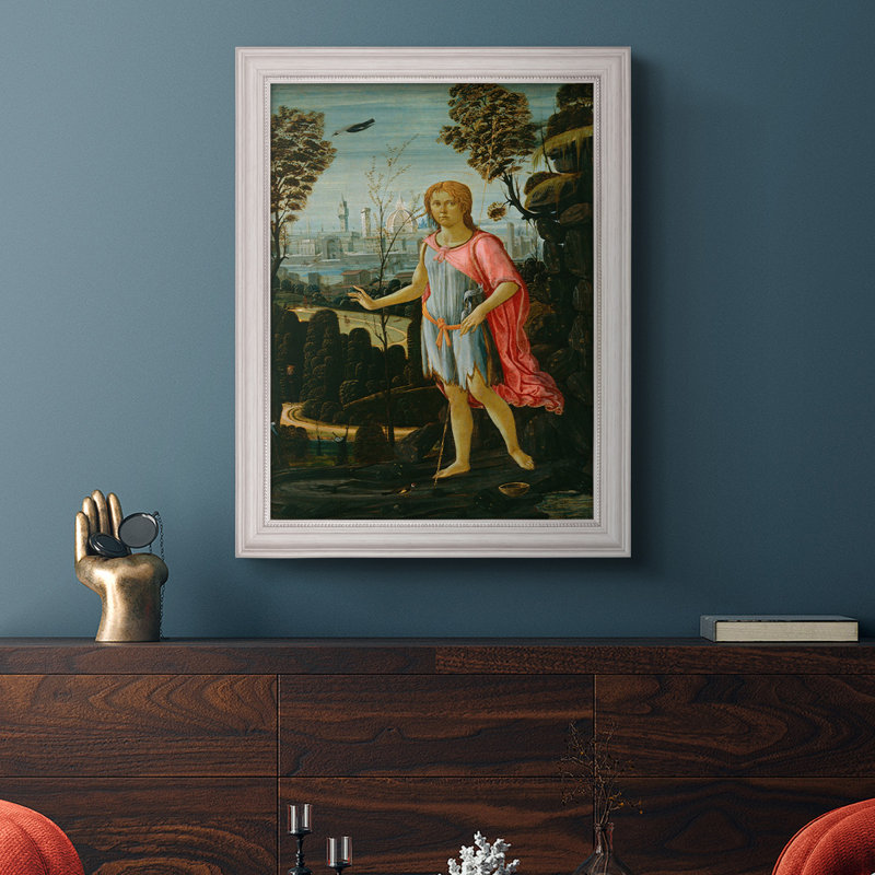 Saint John the Baptist - reproduction de cadre photo, H 20 po x l 16 po x P 2,5 po