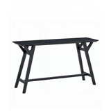 Versatile Narrow Console Table With Solid Wood Legs For Various Spaces