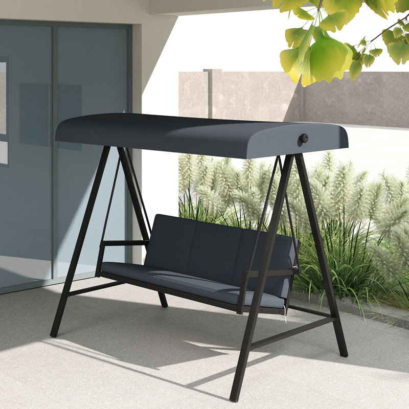 3 Person Porch Swing with Canopy