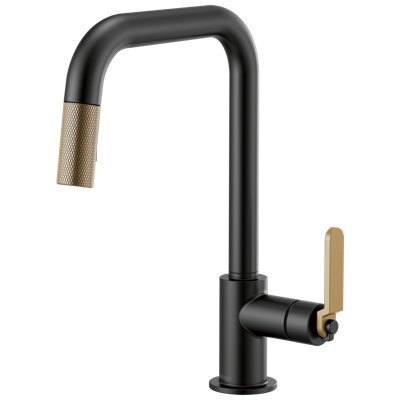 Litze® Pull-Down Faucet with Square Spout and Industrial Handle