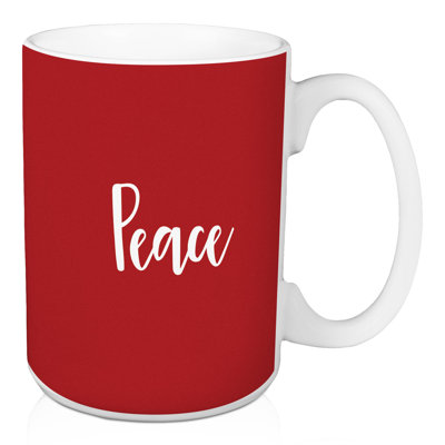 Grande tasse à café paix Halliday