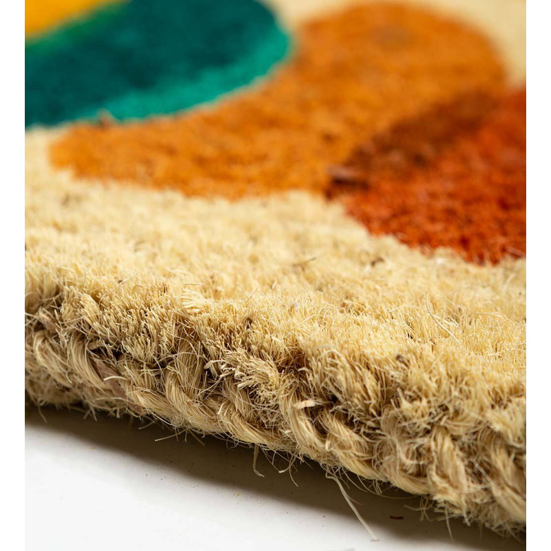 Painter''s Palette Coir Door Mat