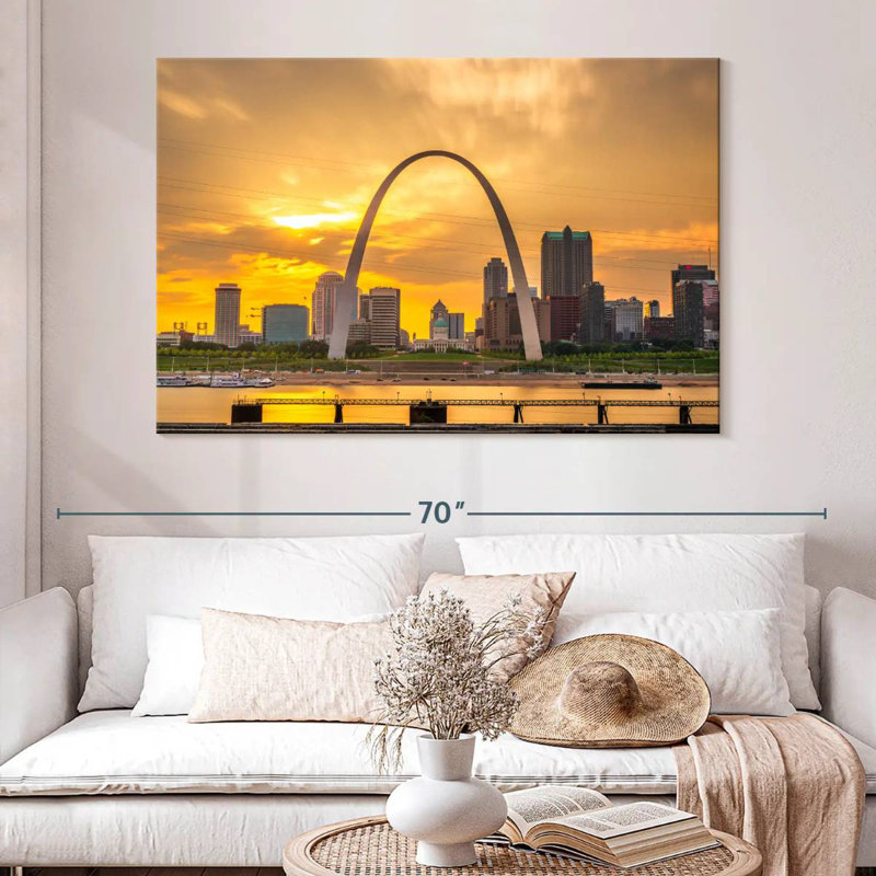 Ravi Saint Louis, 34" H x 51" W