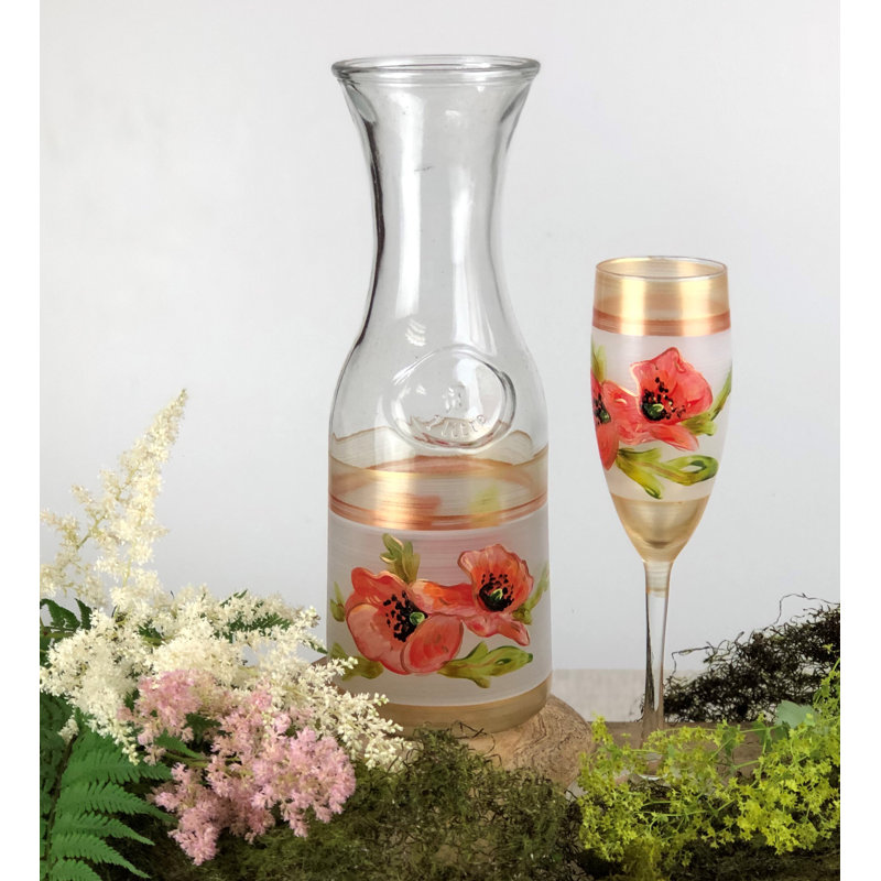 Poppy Floral Irven Carafe