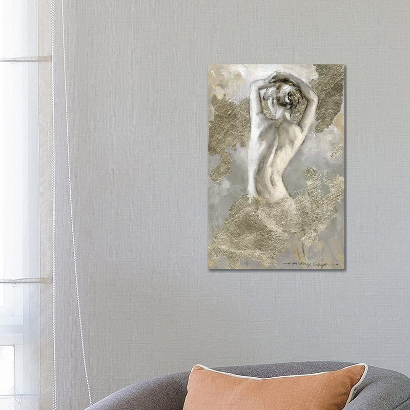 Intime II par E.A. Orme - peinture sur toile tendue, H 26 po x l 18 po x 1,5 po