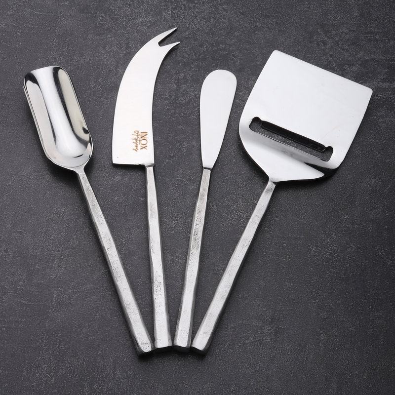 Jason 4 Piece Stainless Steel Cheese Serving Set
