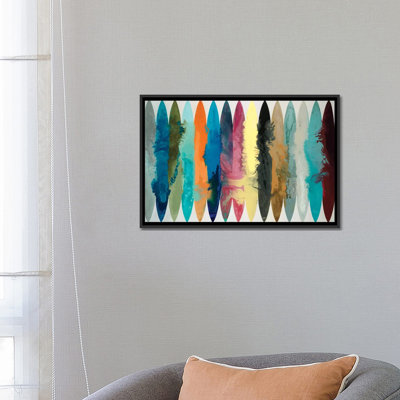 «Waves Of Color» par Randy Hibberd, impression sur toile tendue