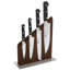 ZWILLING Pro RCF 5-Pc Magnetic Knife Block Set - Brown-1508149165