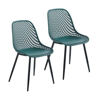 43.99cm H Cross Back Side Chair