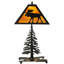 Lampe de table 21 "H Lone Moose