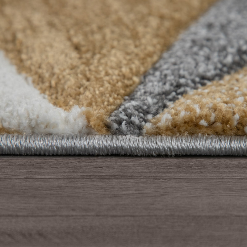 Ashburnham Abstract Area Rug, Rectangle 60 x 110cm