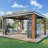EROMMY 14 Ft. W x 12 Ft. D Aluminum Patio Gazebo with Shelves