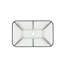 Courchevel Rectangular Metal Outdoor Dining Table With Umbrella Hole , 120cm cm W cm D-1974095129-1974095128