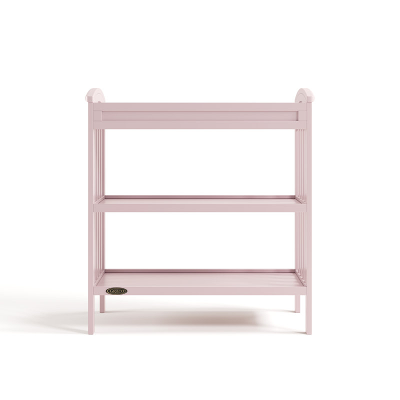 Table à langer avec coussin Benton, Rosé