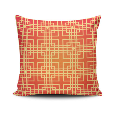 Housse de coussin décorative, 17 x 17 pouces, 50% coton / 50% polyester | Lavable à la machine à 104 ° F, repassable, fermeture à glissière dissimulée | Parfait pour le salon, la chambre à coucher et la décoration intérieure élégante