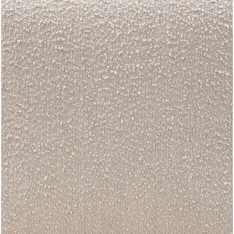Chaise de salle à manger entièrement rembourrée en lin naturel Shadrach, Tanné