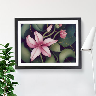 Expressive Flowers - Single Picture Frame Print