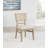 Coriene Rattan Cane Dining Side Chair Beige Oak