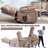 Heat Massage Dual Motor Infinite Position Up Large Electric Power Lift Recliners with Hidden Cup Holders, Medium-firm and Heavy Duty-390385440