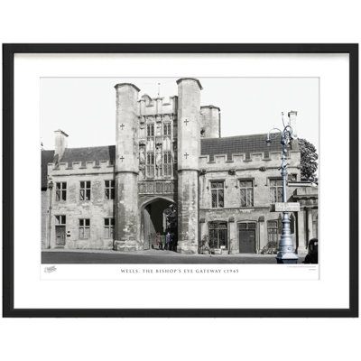 Wells, The Bishop's Eye Gateway C1945 - Single Picture Frame Print