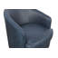 Tipsy Genuine Leather Swivel Barrel Chair-1395773151-1395773136