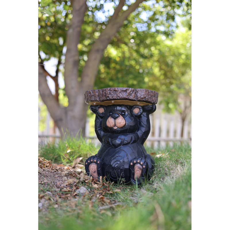 Support à plante ours avec lumière solaire