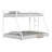 Metal Bunk Bed with Reversible Ladder-1433841528