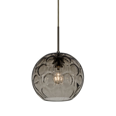 Luminaire suspendu sphère 1 lumière Bombay