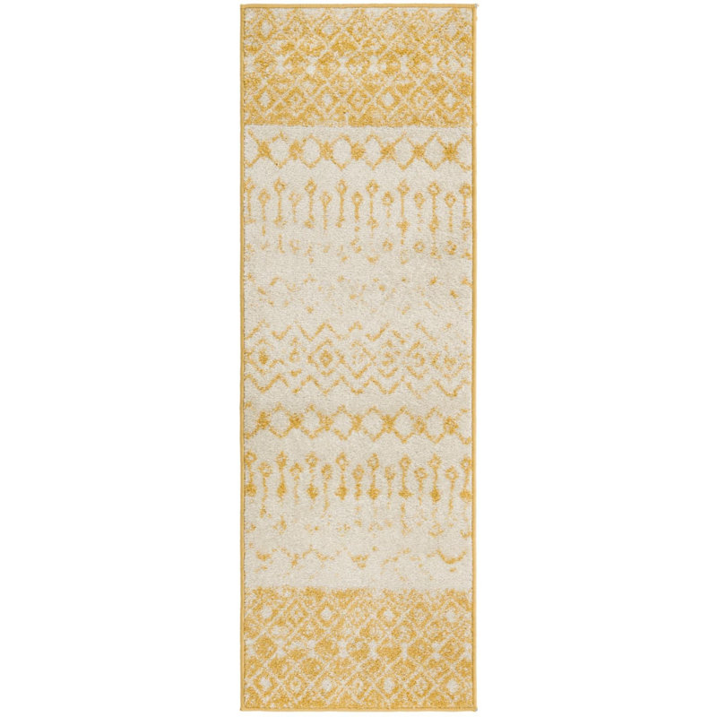 Tapis en polypropylène tissé à la machine Briehn, Tapis de couloir 2 pi x 6 pi