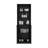Bookcase Dual-Door Benzoni, Office, Black-1326796215