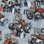 Kids and Teens Collection Glitter Monster Trucks Wallpaper Roll-727547475
