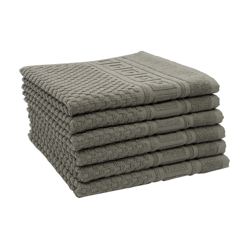 Midweight Hand Towel, Anthracite