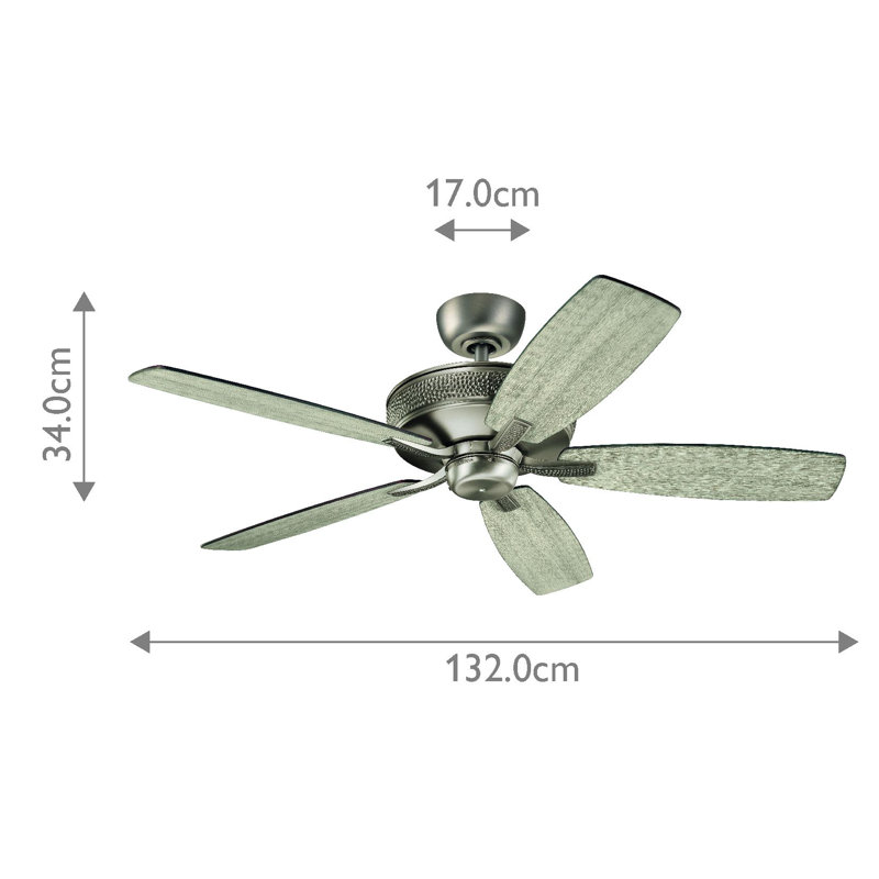 Jeremey 52cm Ceiling Fan