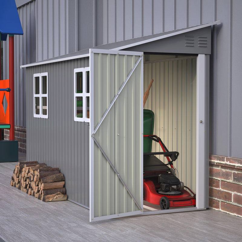 4x10 Ft Shed With 2 Windows