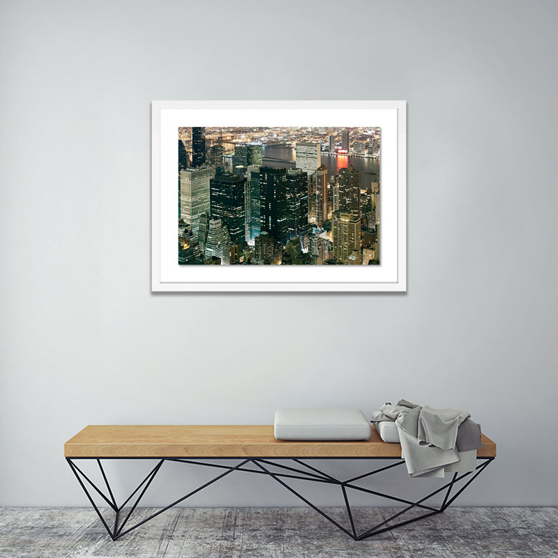 City III Print by Jakob Wagner, White, 18" H x 24" W x 1.5" D