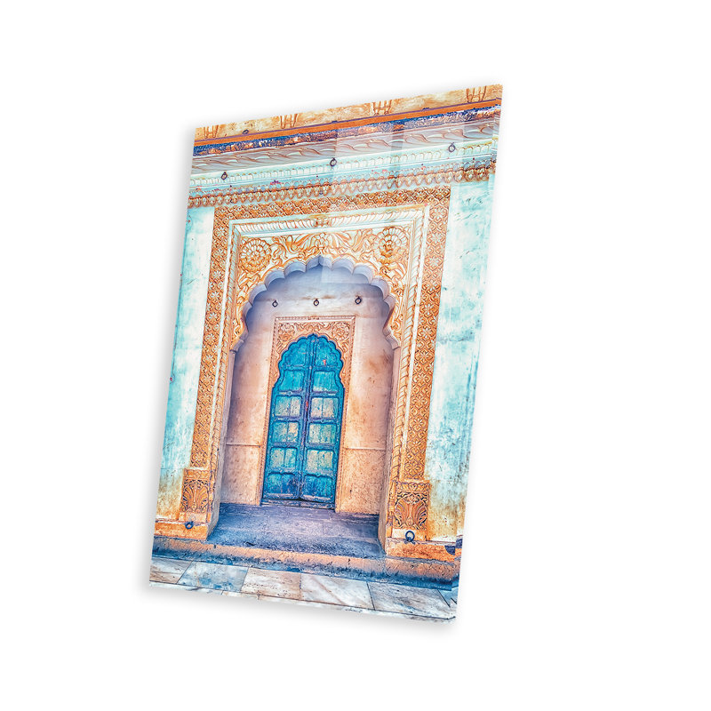 «Rajasthan Blue Door» par Manjik, peinture