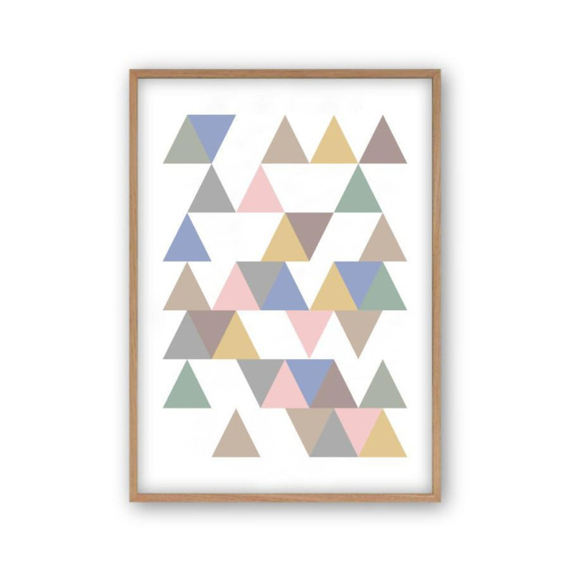 Print, 41 cm H x 31 cm W x 2.5 cm D, Oak Frame
