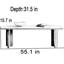 Table basse French Rockboard-1812037018