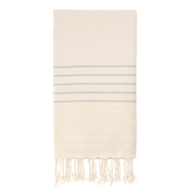 Serviette de plage en coton turc Aquinas