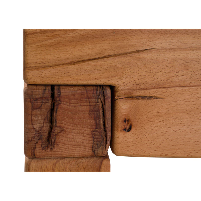 BALKENMÖBEL Solid Wood Bed, European Double (140 x 200cm)
