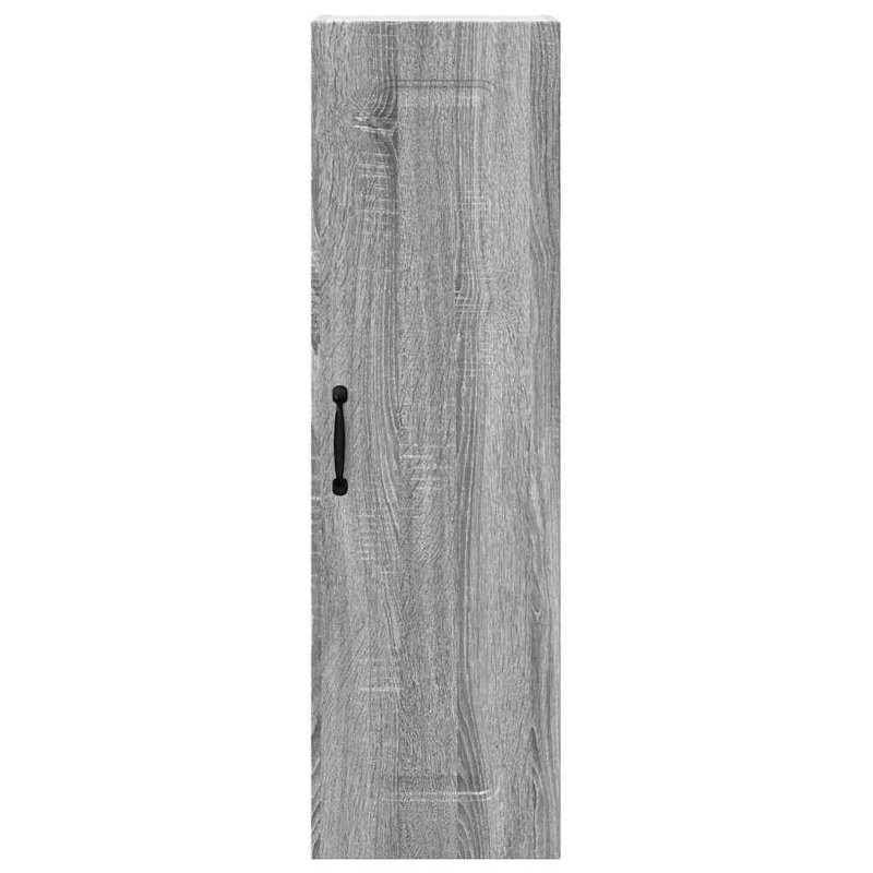 Vidaxl Kitchen Wall Cabinet With Shelf Sonoma Oak 50 X 31 X 100 Cm, 100cm H x 30cm W x 31cm D, Grey Sonoma