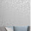 Milan Floral Vinyl Metallic Wallpaper Roll-1203021284
